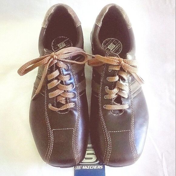 Skechers Other - Mens Skechers Brown Leather Oxfords Size 11.